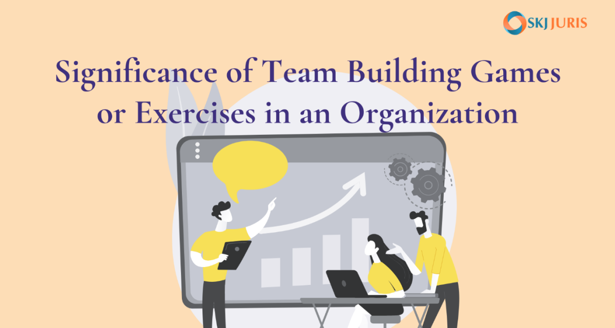 Why do organizations need team-building games or exercises?